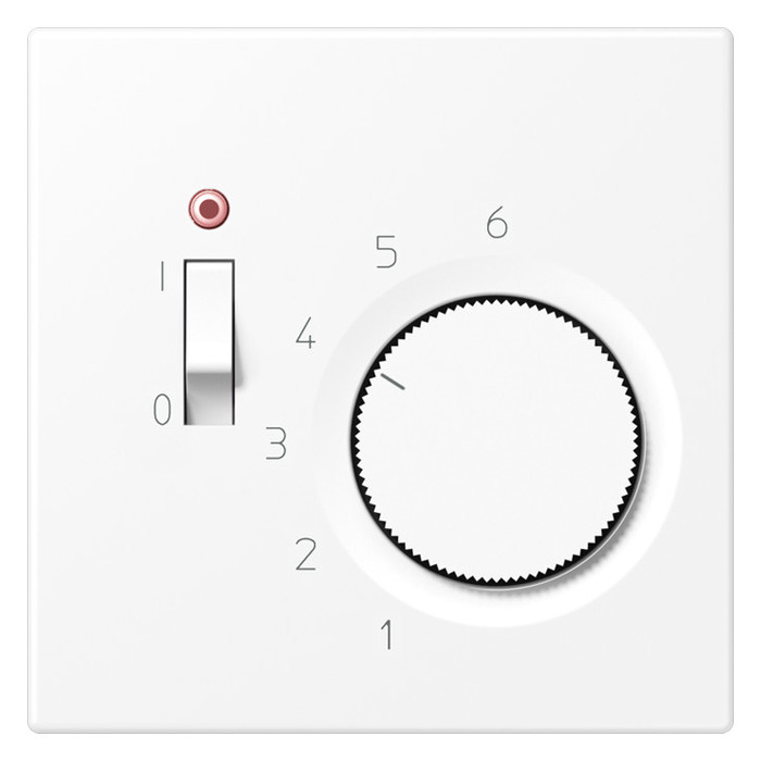 Терморегулятор Jung LS 990, механический, белый матовый, TRLS231WWM