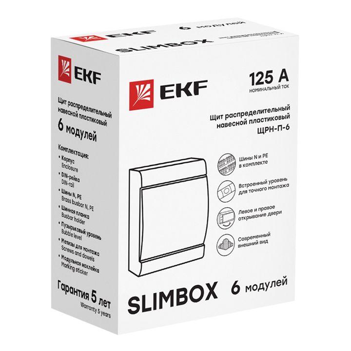 Щит ЩРН-П-6 "SlimBox" IP41 PROxima EKF sb-n-6